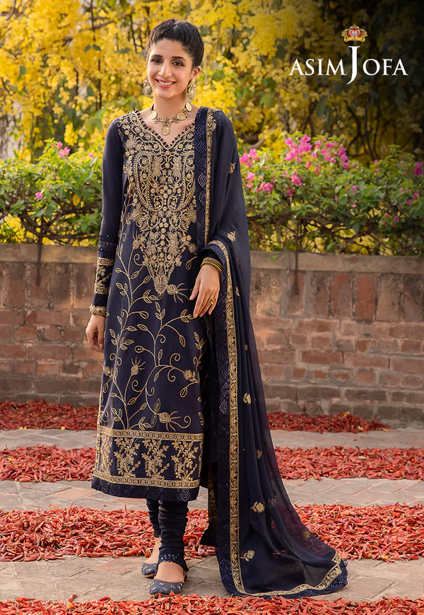 FFSW-15 EMBROIDERED LAWN SILK - Image 3