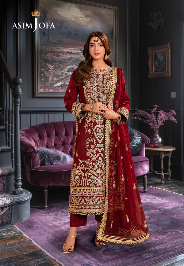 FFKK-20 EMBROIDERED TWISTED SILK