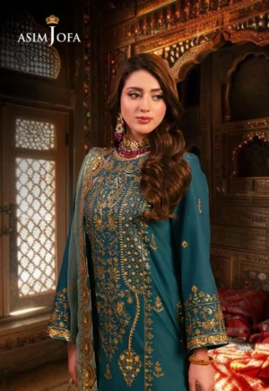 FFKK-27 EMBROIDERED TWISTED SILK